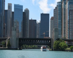 CDOT Lakeshore Drive Bascule Bridge over Chicago River, Chicago, IL Photo