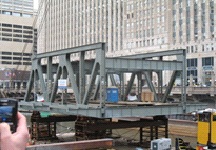 Wells Street Bridge Reconstruction, Chicago, IL Photo